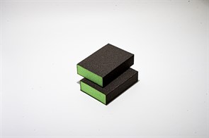 Абразивная губка 4-сторон жесткая 7990 siasponge block STANDARD Superfine (зеленая), шт.